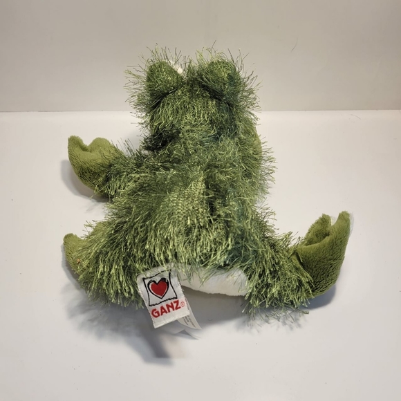 GANZ 2 Fuzzy 6" Plush Frog and Monkey - Picture 6 of 16